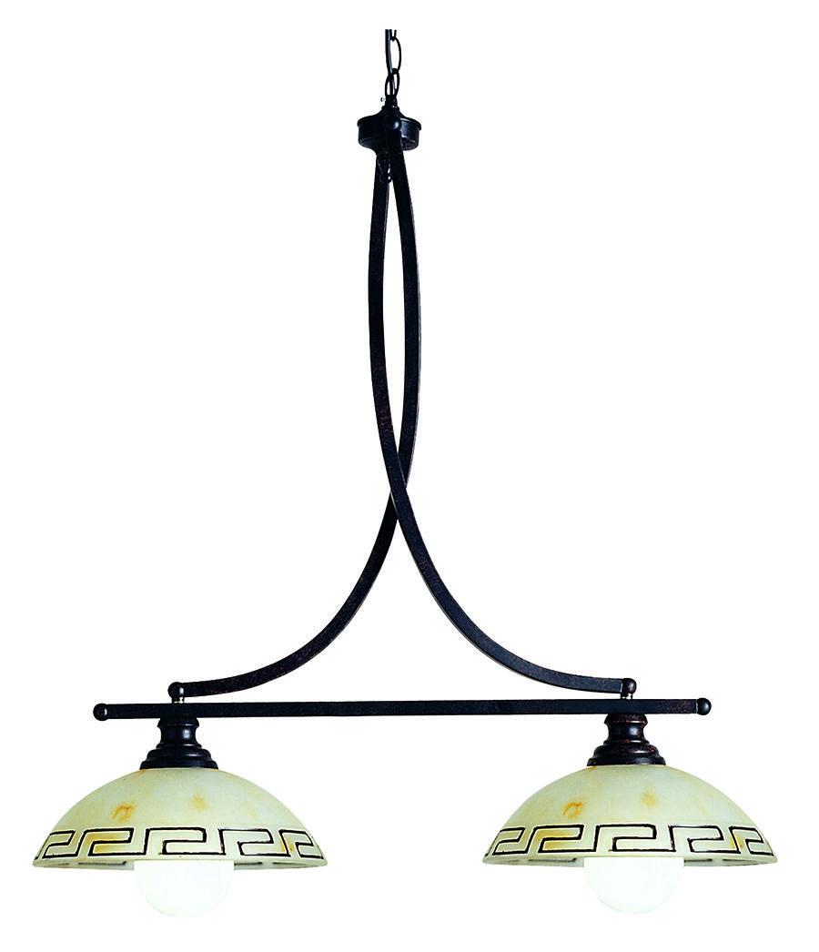 Подвесная люстра Globo Rustica 6884-2 GLOBO RUSTICA 107957 Бежевый Ceramica Globo  - Вид №1