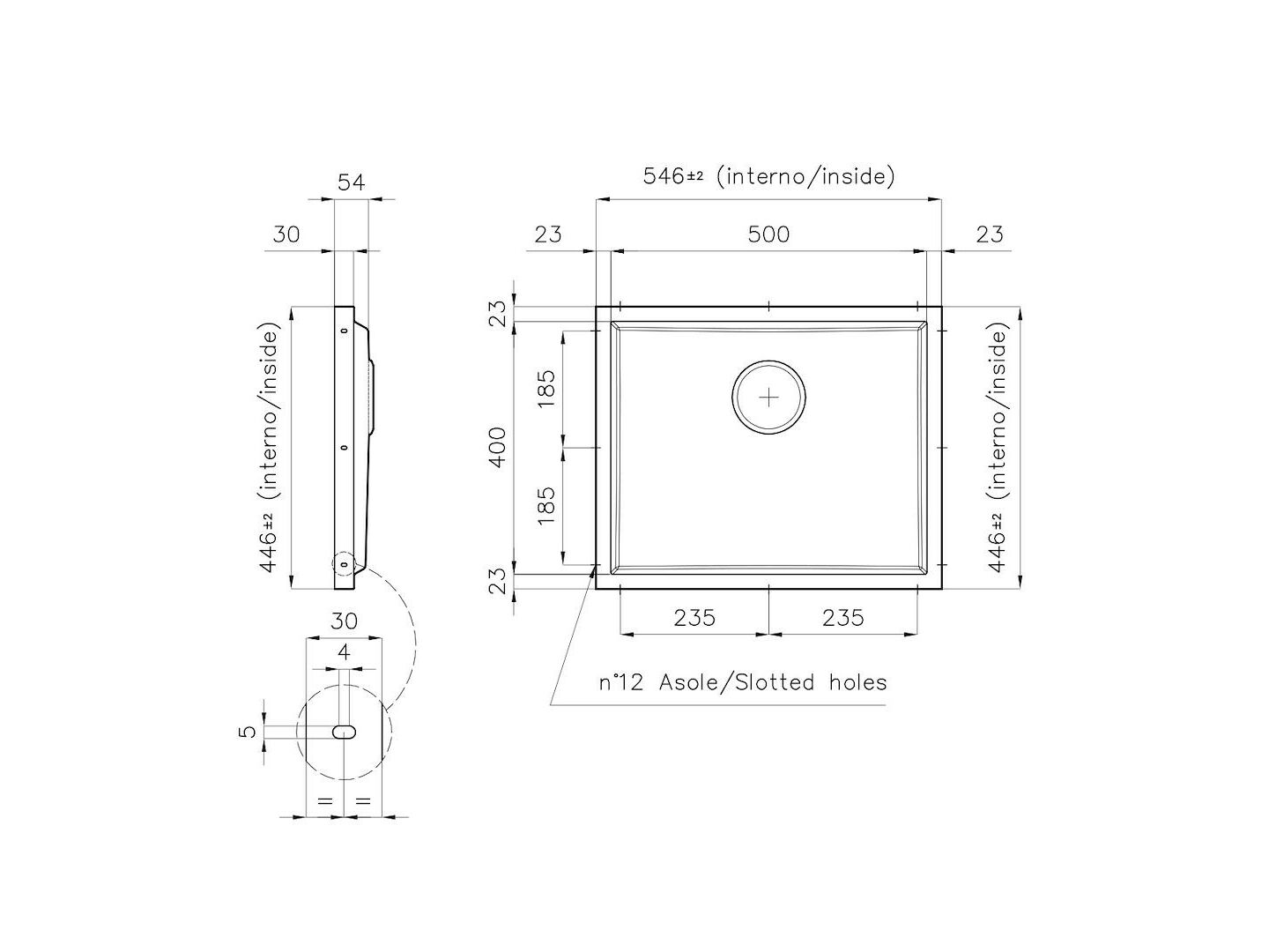 Раковина из нержавеющей стали Foster Phantom ARCH-00051587 - Вид №1