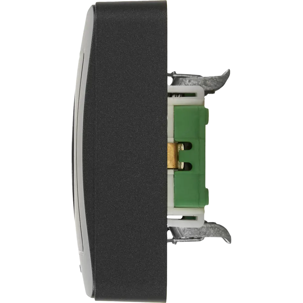 Розетка двойная встраиваемая Hegel Мастер с заземлением цвет черный STLM-2160179 - Вид №3