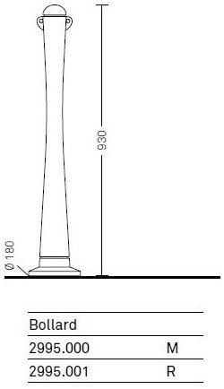 Neri Столб чугунный для цепей Salix 2995  - Вид №5