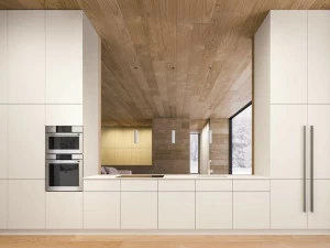 Elmar Линейная модульная кухня из дерева