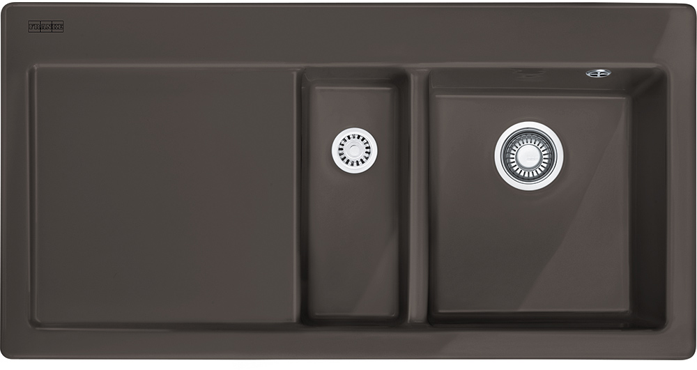 124.0335.869 Best, серия mythos, керамика, мойка mtk 651-100, установка сверху, вентиль-автомат, чаша справа, графит Franke Franke Mythos 