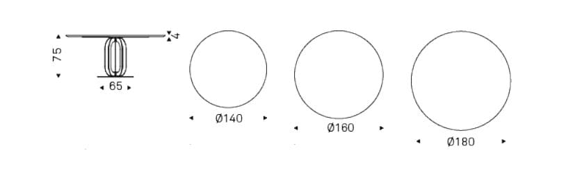 Круглый деревянный стол Cattelan italia Soho ARCH-00128790 - Вид №1
