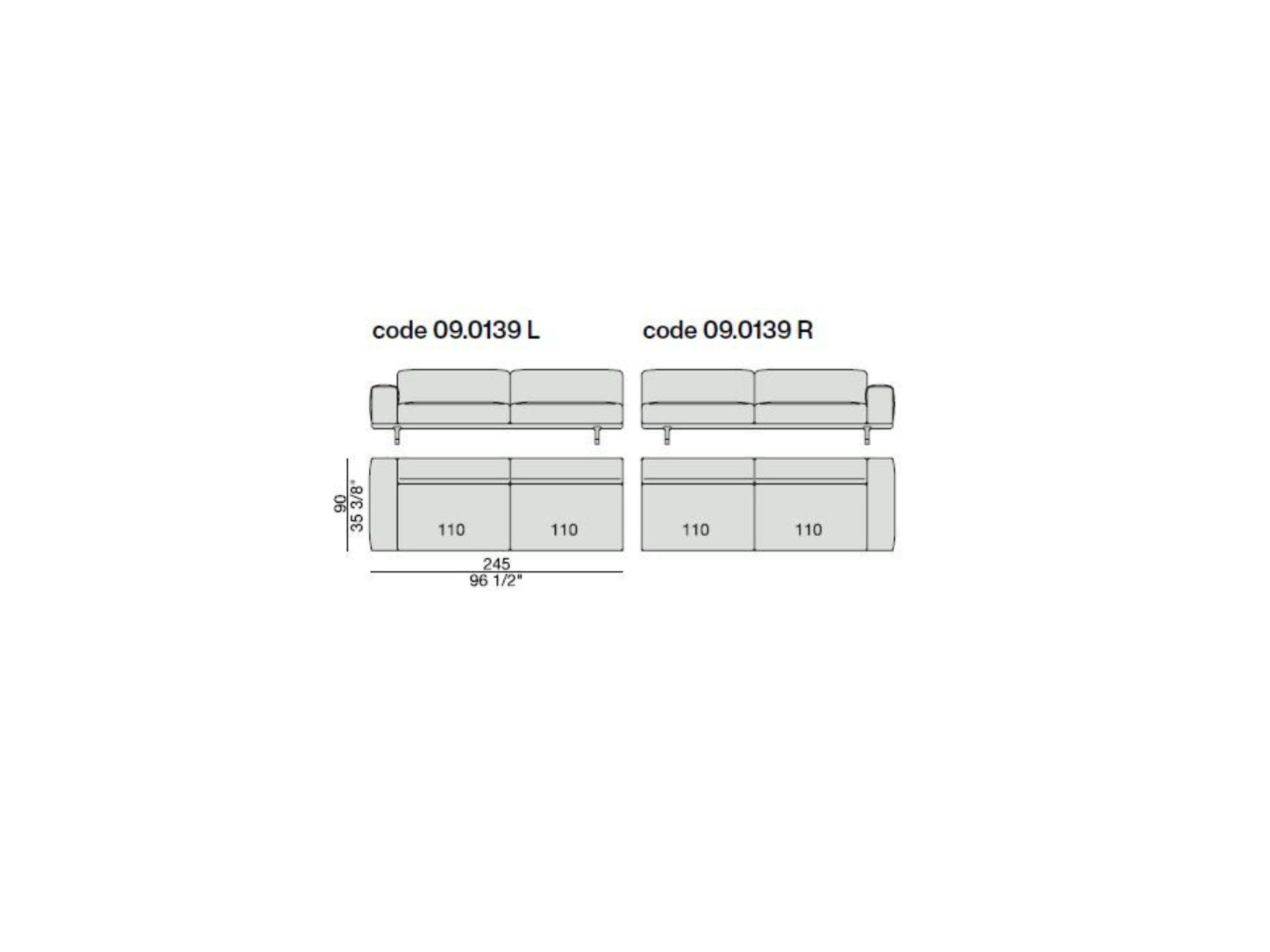 Съемный тканевый диван с журнальной стойкой Porada Soul ARCH-00074706 - Вид №19
