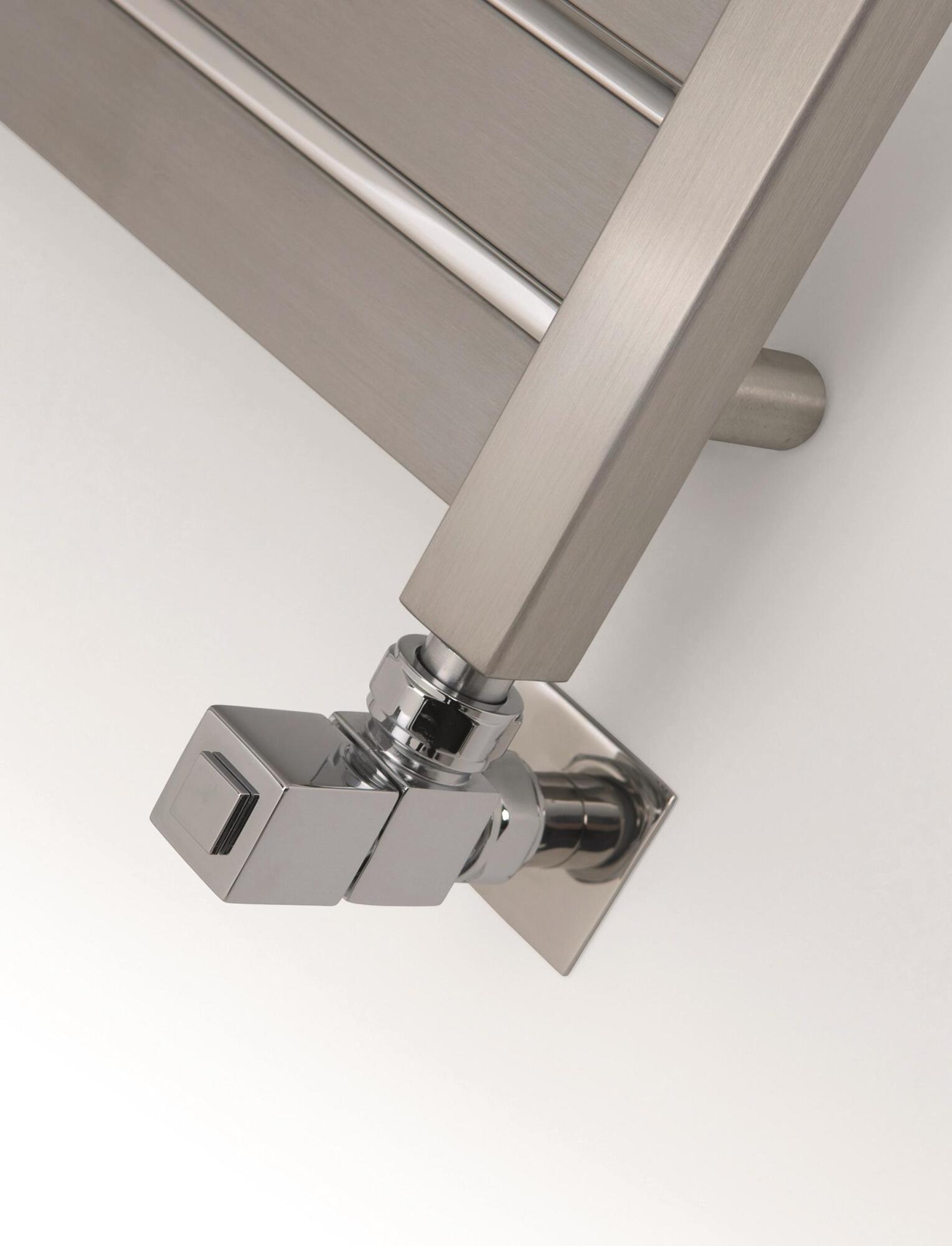 Полотенцесушитель Hammam CAMILLA Stainless steel  комбинированный; электрический или водяной Сталь  - Вид №15