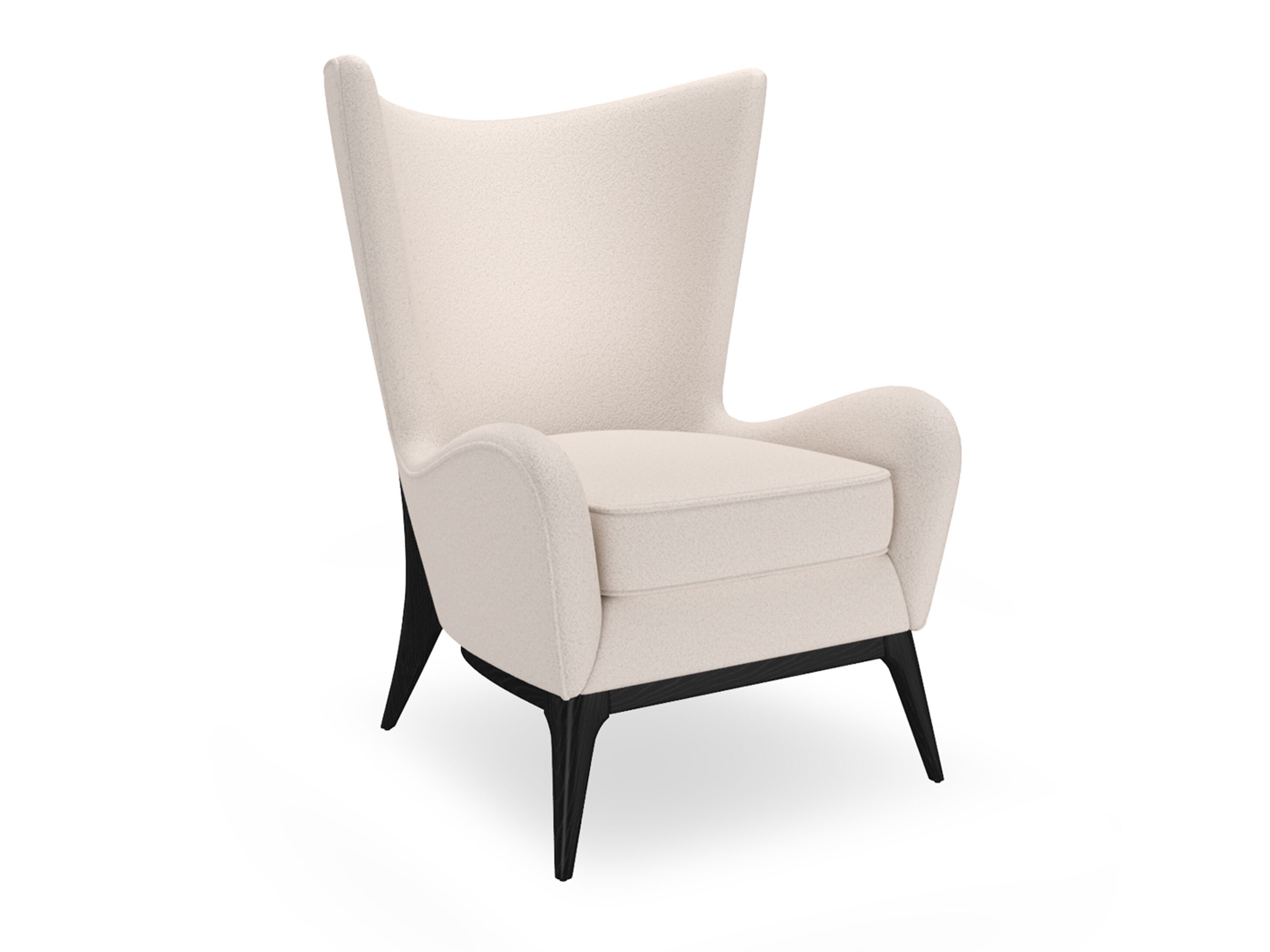 Тканевое кресло с подлокотниками с высокой спинкой Caracole WHATS NEW PUSSYCAT? ARCH-00035994