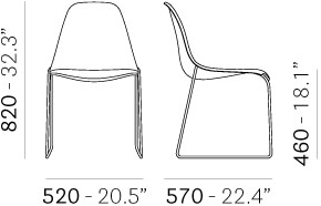 Pedrali Стул из поликарбоната Day dream 401 - Вид №11