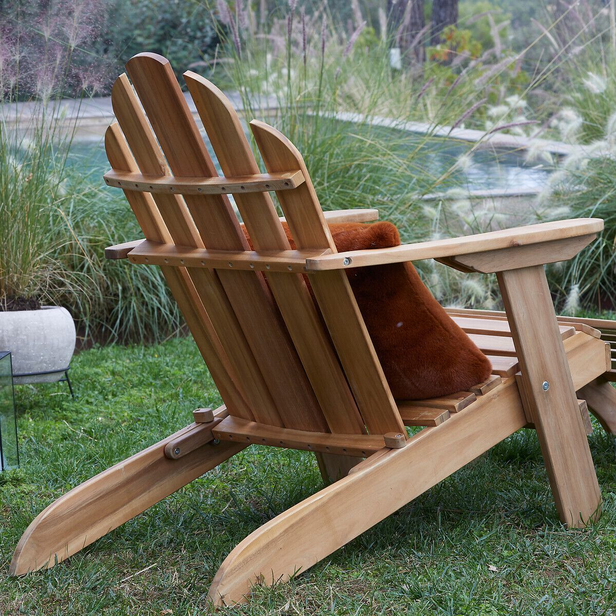 Кресло для отдыха из акации с подлокотниками AMPM THÉODORE ARCH-00112375 - Вид №6