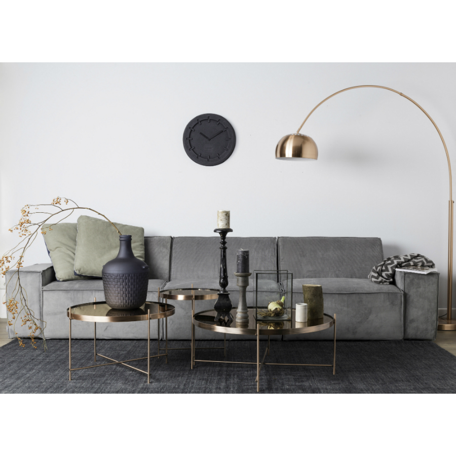 Пуф для дивана James, правосторонний, серый Zuiver 3200149 - Вид №1