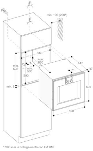 Gaggenau Встроенная духовка с сенсорным экраном Serie 400 Bo420102 - Вид №1