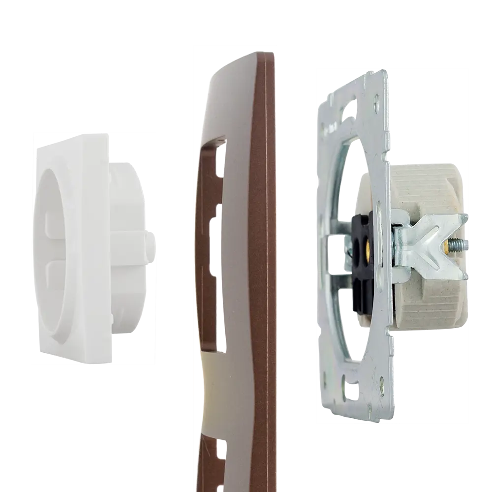 Рамка для розеток и выключателей Legrand Etika 2 поста, цвет какао 17356724 STLM-2114777 - Вид №4