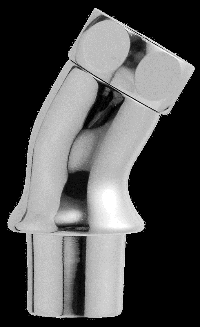 33700-CR CARIMALI Отвод латунный короткий 1/2 ”MF с удлиненной гайкой CURVA