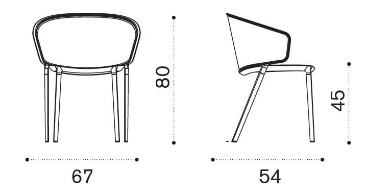 Штабелируемый садовый стул Ethimo ARCH-00107386 - Вид №16