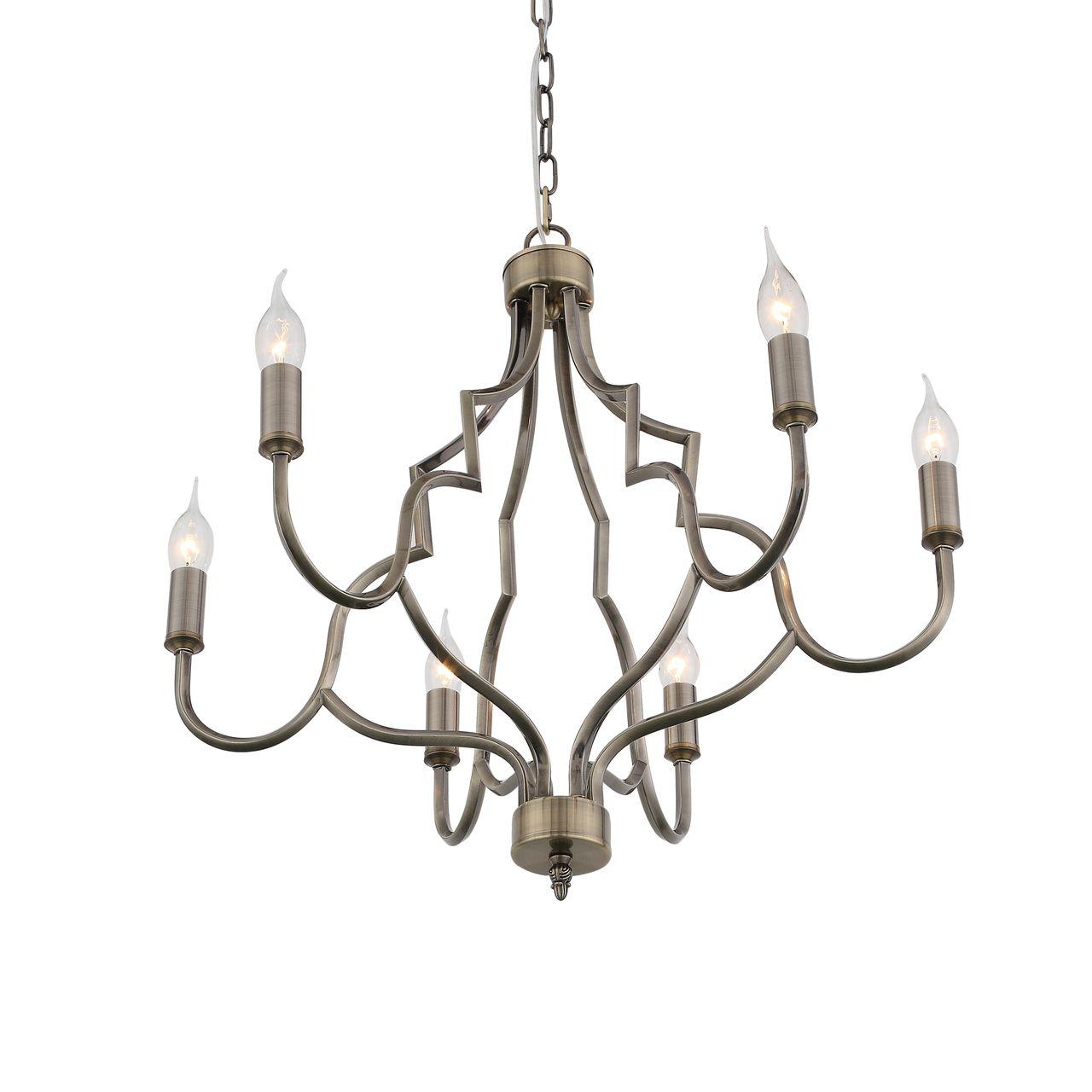 Подвесная люстра ST Luce Forza SL365.303.06 ST LUCE ДИЗАЙНЕРСКИЕ, FORZA 138186 Бронза  - Вид №2