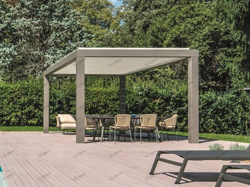 BT Group Отдельностоящая алюминиевая пергола с регулируемыми жалюзи Prestige sun-id-1416627