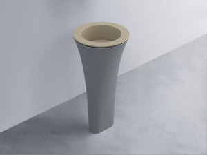 AMLA45-AV+AMPILT-AV+AMCOLT-BR Раковина Amedeo Tondo отдельностоящая cielo Enjoy + Amedeo