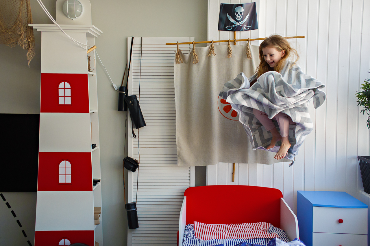 Детский стеллаж-светильник "Тортуга" МАНДАРИН ТОРТУГА 178765 Белый;красный Santreyd  - Вид №5