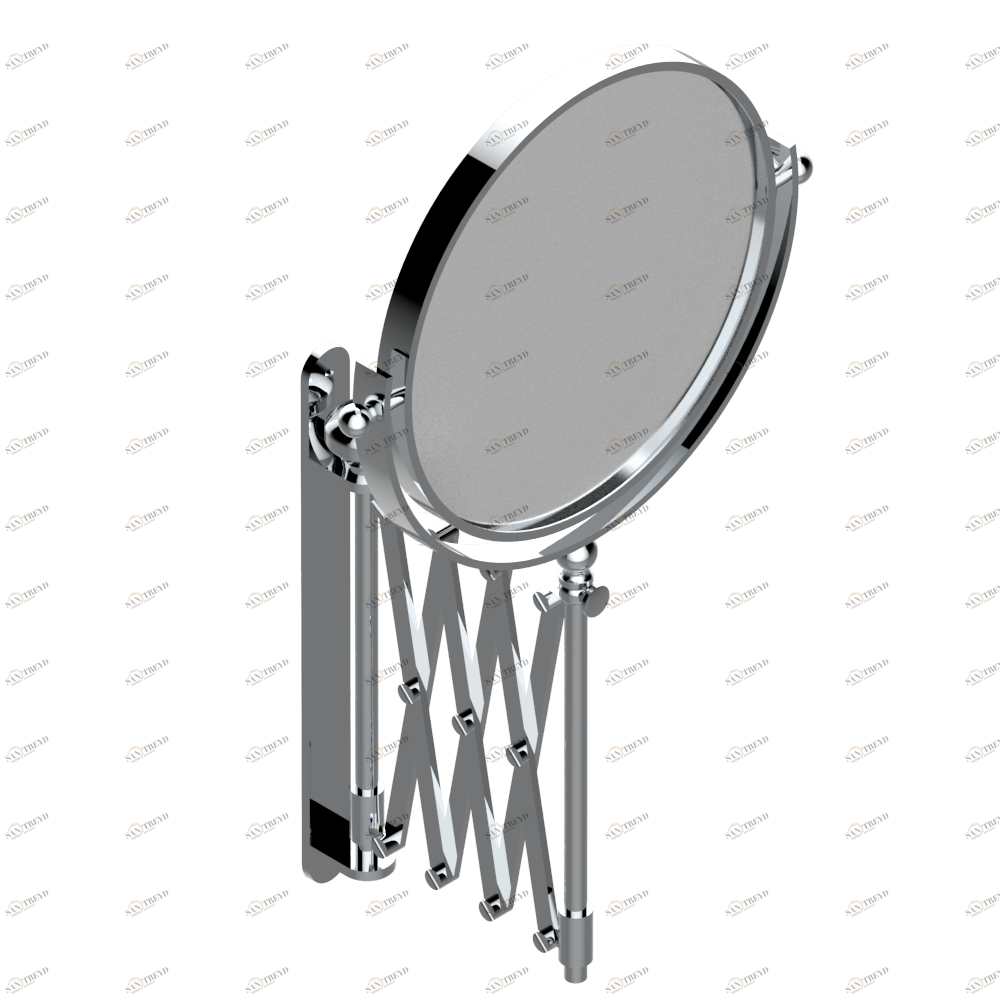 G00-668 Зеркало вытягивающееся для бритья, диаметр : 200 мм Thg-paris прочие артикулы THG Хром G00-668 CAT.A