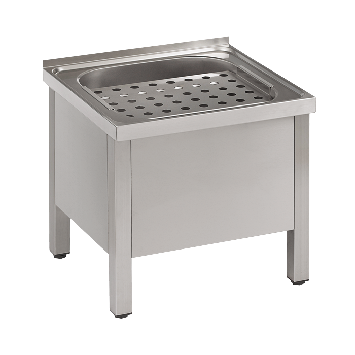 98030 Свободностоящая нержавеющая раковина SANELA 