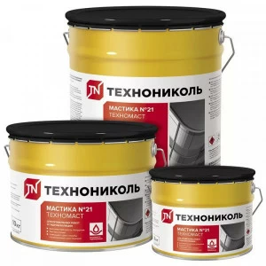 Мастика Технониколь Техномаст №21 20кг кровельная