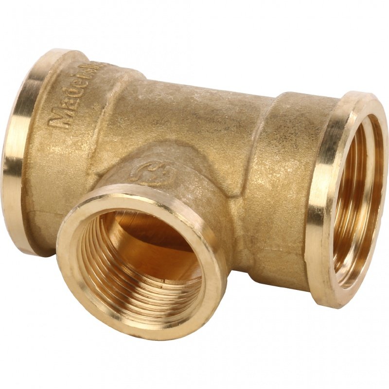 Тройник переходной ВР 1х3/4х1" латунь STOUT Santreyd SFT-0021-001341 - Вид №2