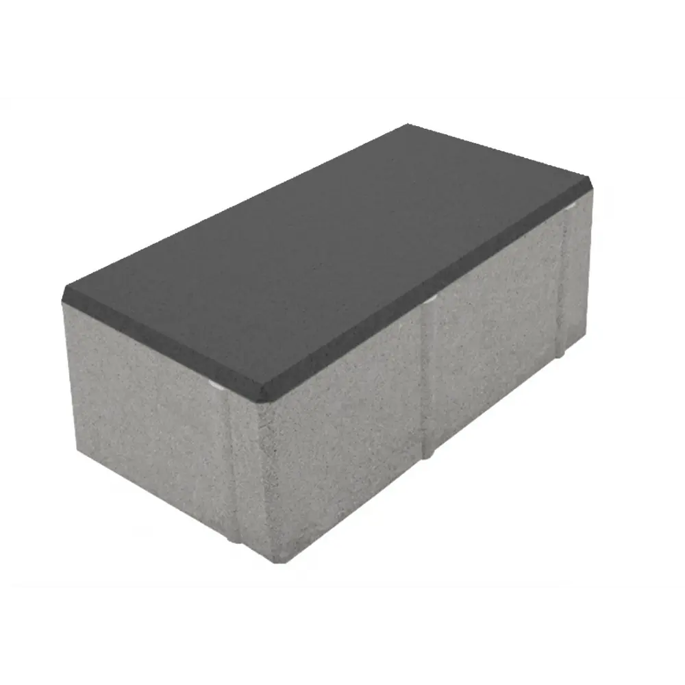 Плитка тротуарная Призма 200x100x60 мм цвет черный 85263183 STLM-2165466 Santreyd 