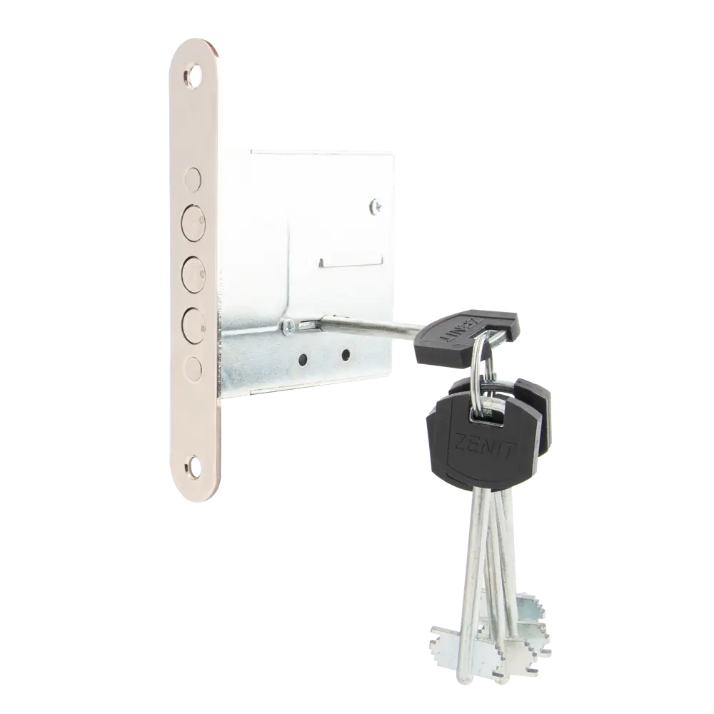 ЗЕНИТ Сувальдный врезной замок ЗВ8-6.3 для входных дверей 85302639 STLM-0061034 - Вид №1