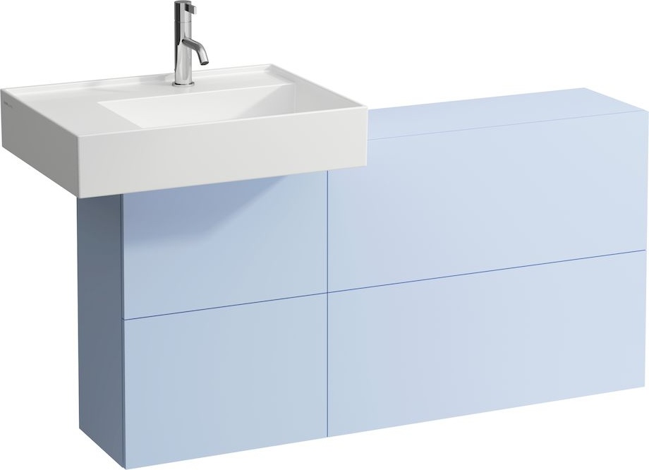 H8103357591121 Раковина с полочкой слева, со специальным скрытым сливом LAUFEN PRO - Вид №11