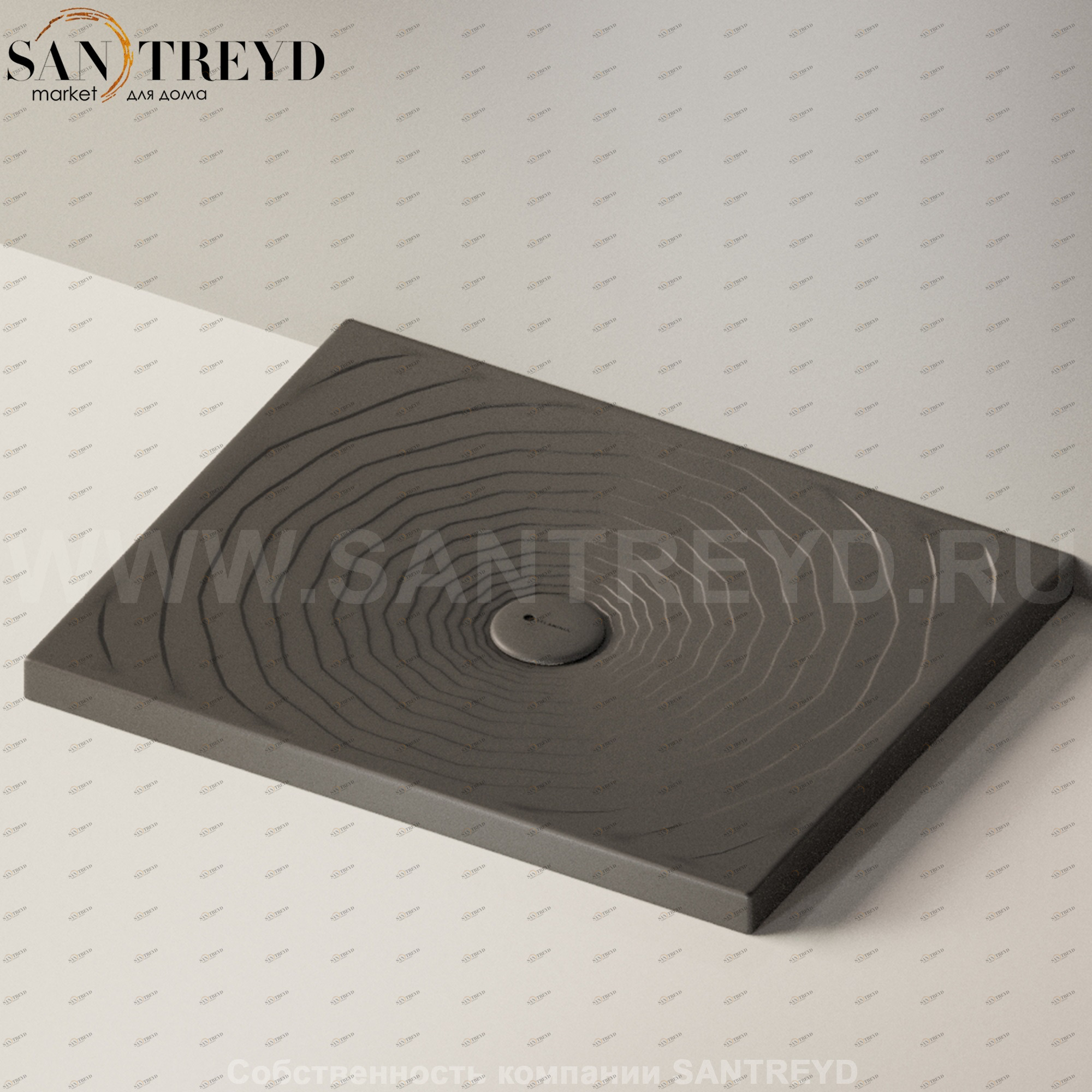 Flaminia WATER DROP Душевой поддон 72 см черный DR90.7006 Ceramica Flaminia DR907006