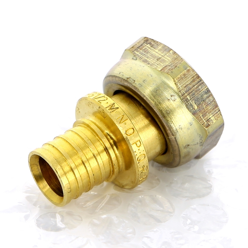 Муфта надвижная В с накидной гайкой латунная REHAU 16х1/2" 139551 - Вид №2