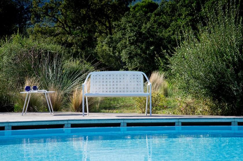 Unopiù Штабелируемая алюминиевая садовая скамейка Tline Tidi2pbi - Вид №4