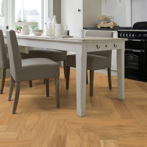 Паркет Ёлка Solidfloor New classic Винзор 1126204 Дуб Натур (Гладкая) 610х122 мм 1500200200 - Вид №4