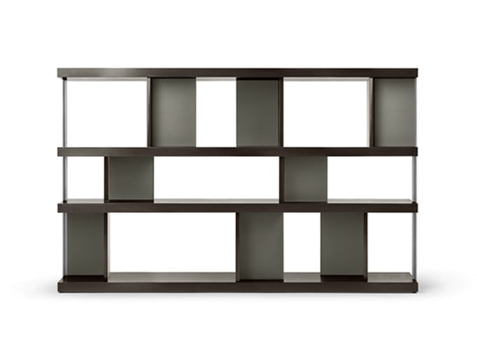 Деревянный двухсторонний книжный шкаф Poltrona Frau офис-системы управления ARCH-00147597 - Вид №2