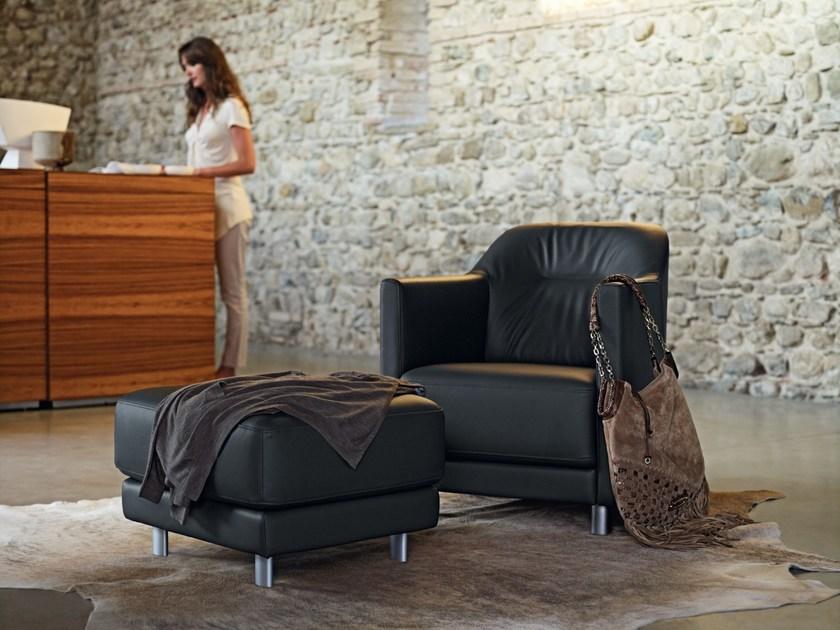 Rolf Benz Кожаное кресло с подлокотниками Rolf benz 005 onda sun-id-1395256 - Вид №3