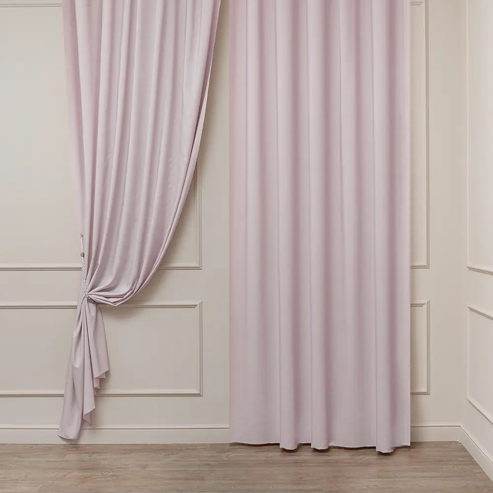 Ткань 1 м/п Fodera сатен 300 см цвет розовая-пудра TEX REPUBLIC STLM-2019087 - Вид №3