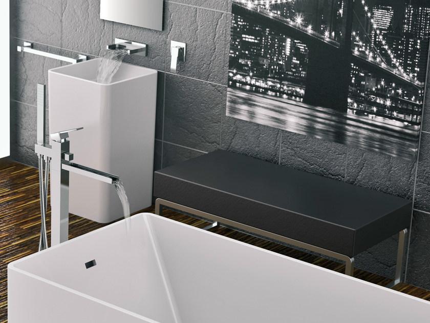 Remer Rubinetterie Настенный излив водопад для умывальника Qubika cascata 91 zc - Вид №1