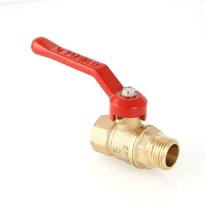 VT.121.G.04 Кран шаровой «СТАНДАРТ» с флажковой рукояткой и внутренней–наружной резьбой Valtec 1/2"  - Вид №5