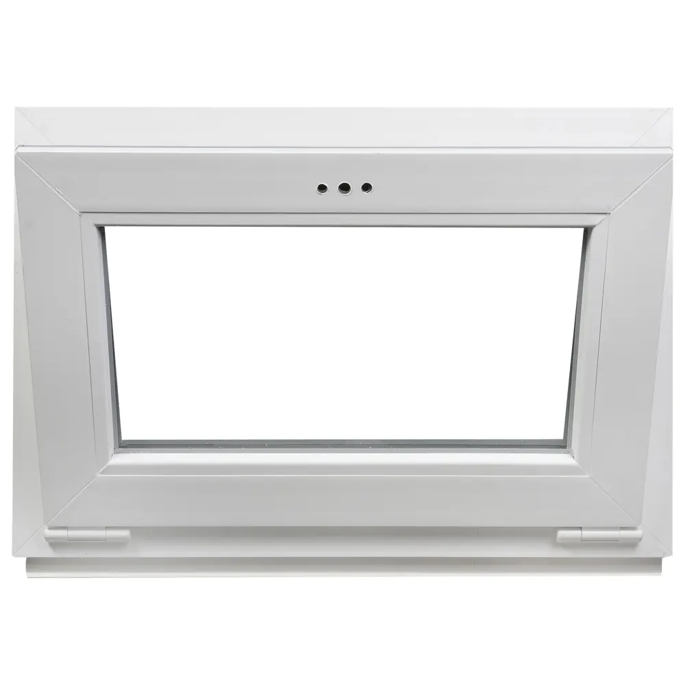 Окно пластиковое ПВХ Deceuninck одностворчатое 470x700 мм (ВхШ) фрамуга однокамерный стеклопакет белый/Темный дуб STLM-2170003 - Вид №2