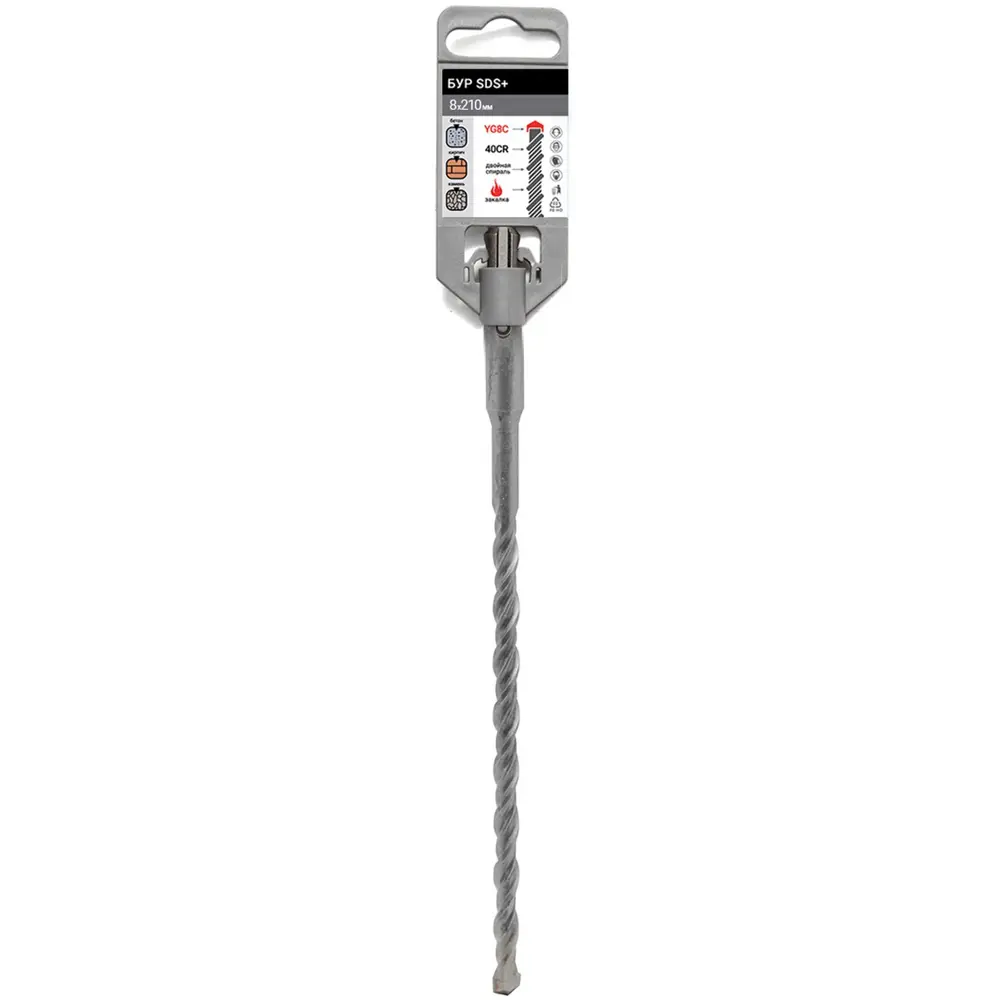 Бур RAGE SDS-plus 8x210 мм для бетона и камня 88924554 STLM-0844085 - Вид №3