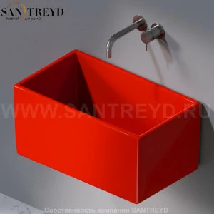 L112125 Подвесная раковина настенная прямоугольная A. e T. Italia Tower