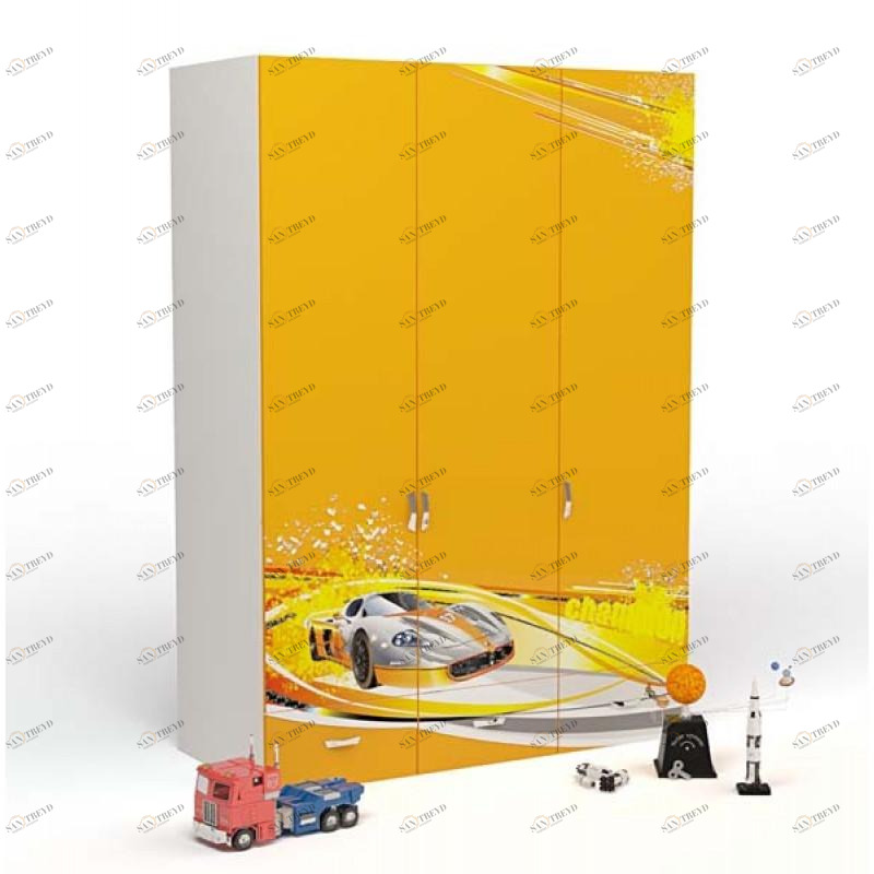 Шкаф ABC-KING 3х дверный Champion , оранж 4631148150263