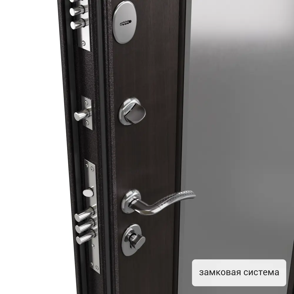 Дверь входная металлическая Грата 860 мм правая цвет скай мореный РР TOREX STLM-2109607 - Вид №2