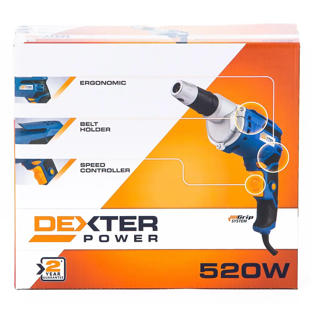 Шуруповерт по гипсокартону Dexter Power PC520PD, 520 Вт 18141477 STLM-2105039  - Вид №4