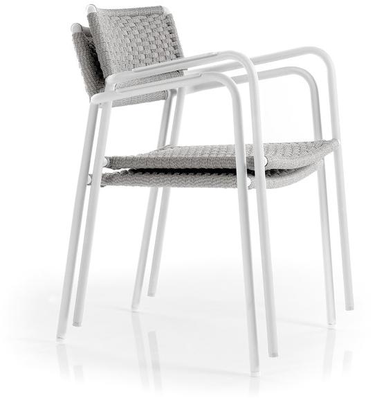 MANUTTI Штабелируемый садовый стул с подлокотниками Echo sun-id-1510300 - Вид №2
