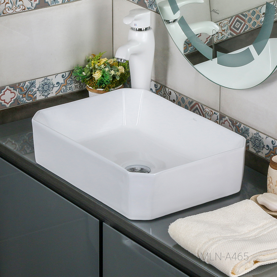 Накладная раковина melana mln-a465 A465-805 - Вид №4