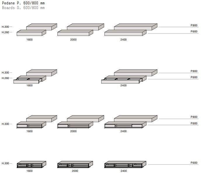 Porro Открытый книжный шкаф из лакированного мдф Modern sun-id-1456347 - Вид №7