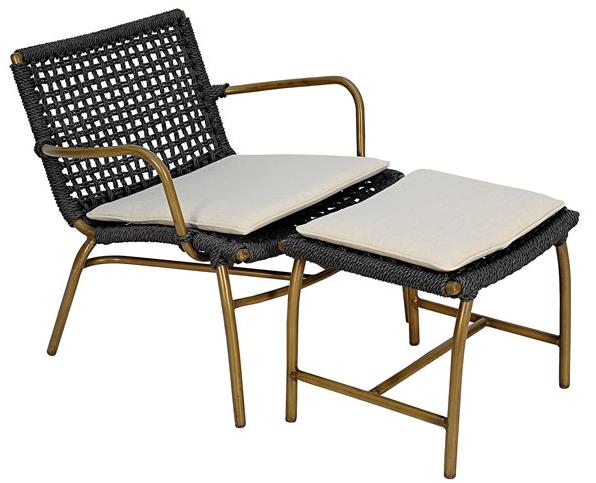 cbdesign Садовое кресло из синтетического волокна с подлокотниками Lara N416n1 - Вид №1