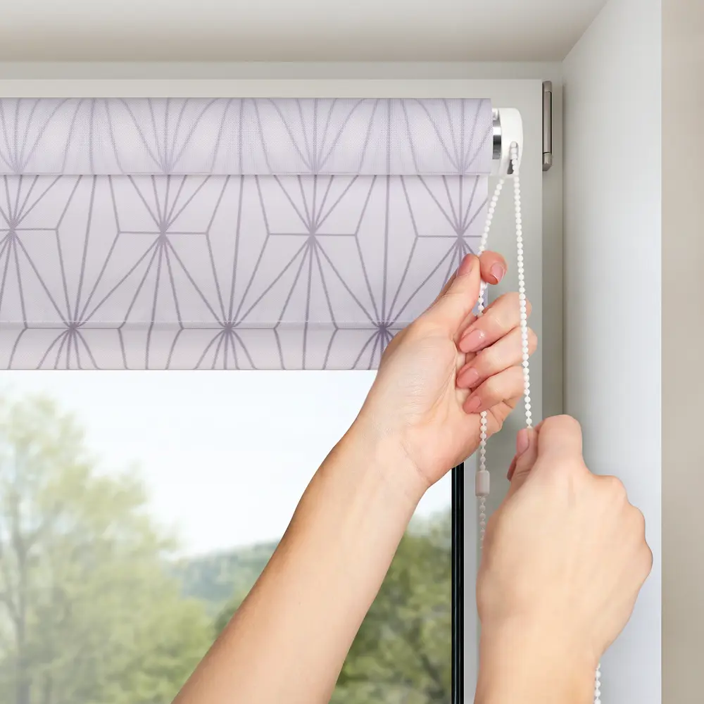 Штора рулонная «Трэлис» 60x160 см, цвет серый PRAKTO STLM-2164719 - Вид №2