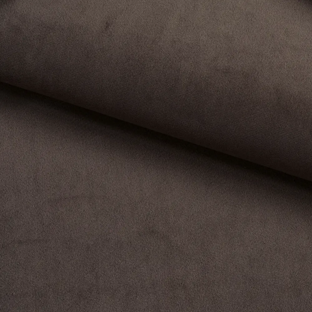 Ткань 1 м/п бархат 300 см цвет светло-серо-коричневый GARDEN STLM-2191725 - Вид №2