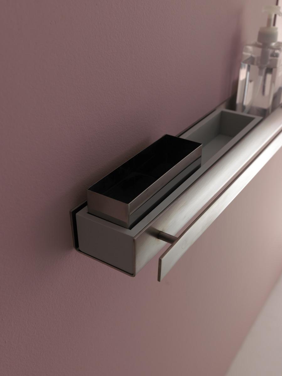 FIMEVE80 - FIMEAS80 Полка рейлинг с держателем полотенца GSG CERAMIC Accessori - Вид №3